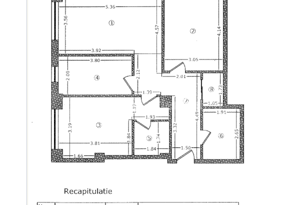 Apartament 3 camere 2015 Bucurestii Noi metrou