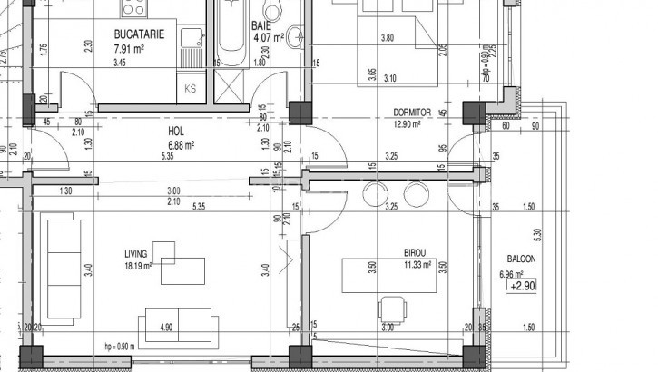 Apartament de vanzare 3 camere, Bucurestii Noi