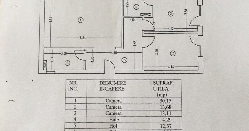 apartament 3 camere bucurestii noi